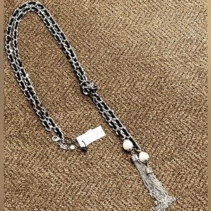 NWT WHBM Classic Tassel Necklace